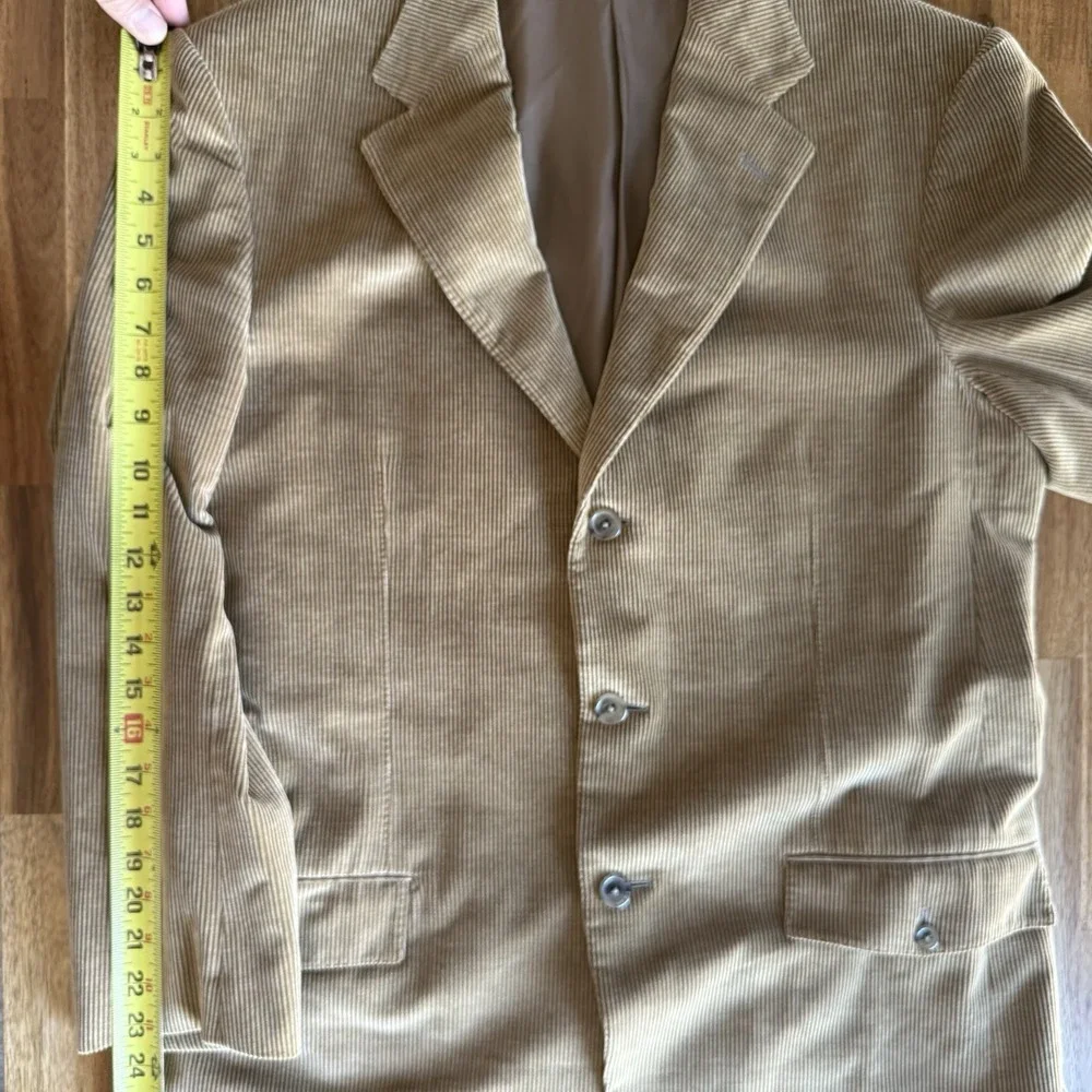 Ermenegildo Zegna‎ CASHCO Corduroy Blazer Made In Italy Money SEE MEASUREMENTS